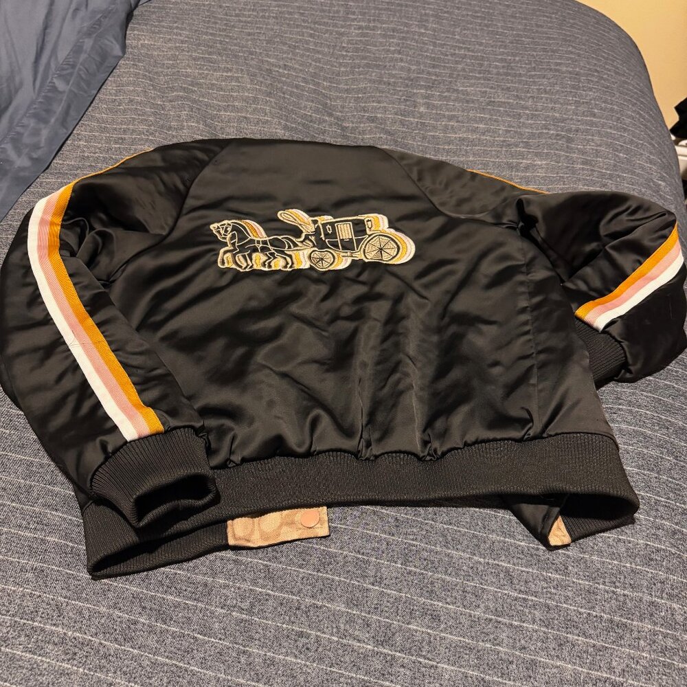Coach Jacket Satin Reversible - Picture 2 of 2